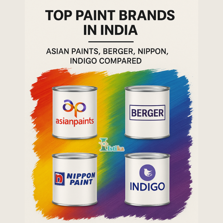 Top Paint Brands in India – Asian Paints, Berger, Nippon, Indigo Compared