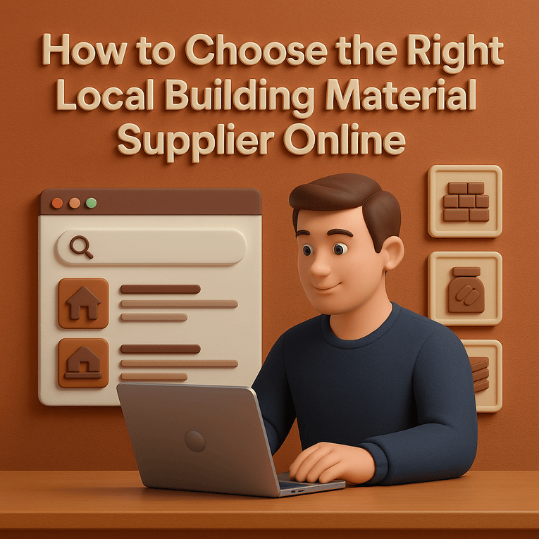 How to Choose the Right Local Building Material Supplier Online