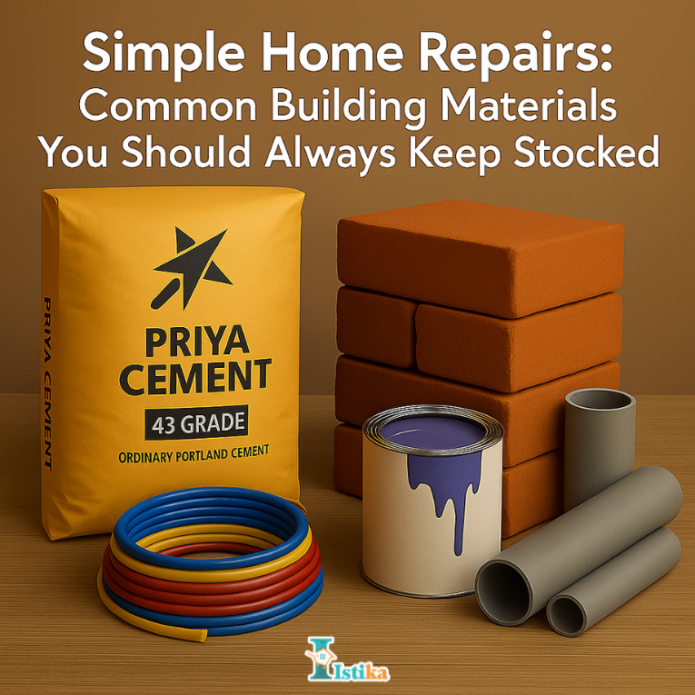 Simple Home Repairs: Common Building Materials You Should Always Keep Stocked.