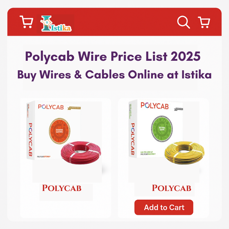 Polycab Wire Price List 2025 – Buy Wires & Cables Online at Istika