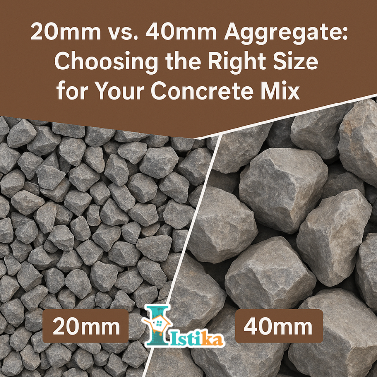 20mm vs. 40mm Aggregate: Choosing the Right Size for Your Concrete Mix