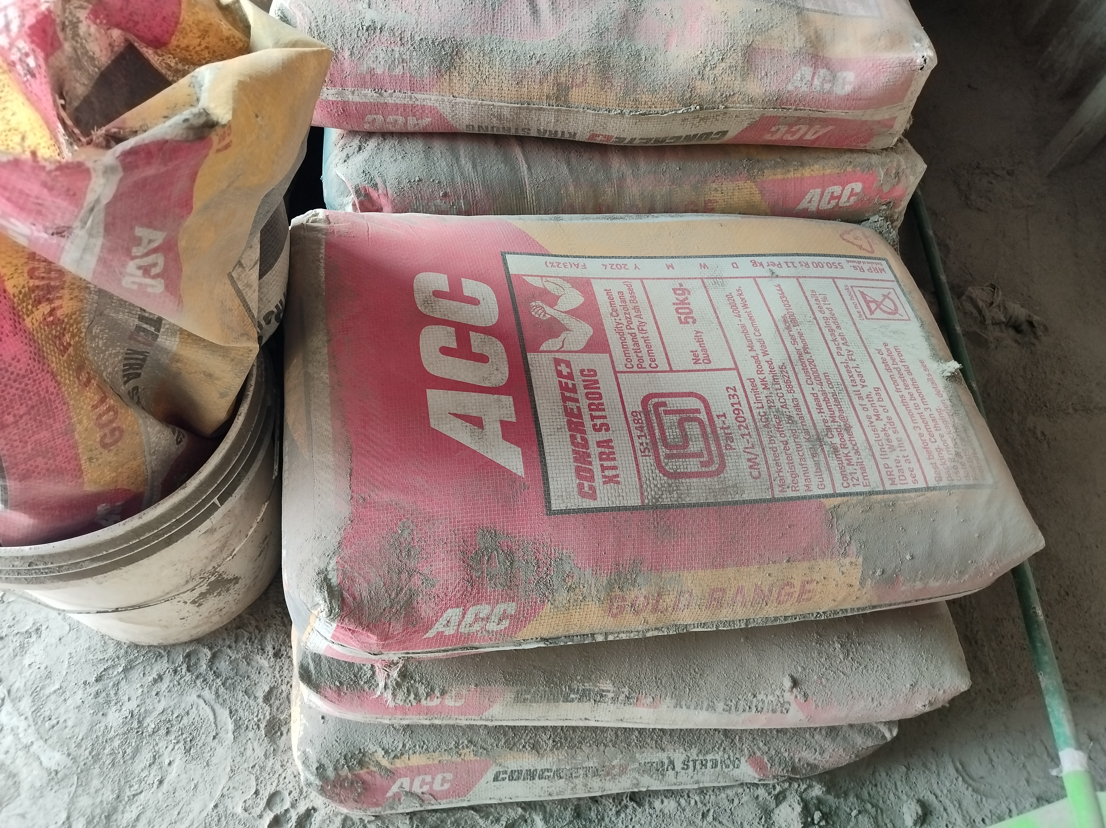 ACC Concrete + PPC Cement 50kg